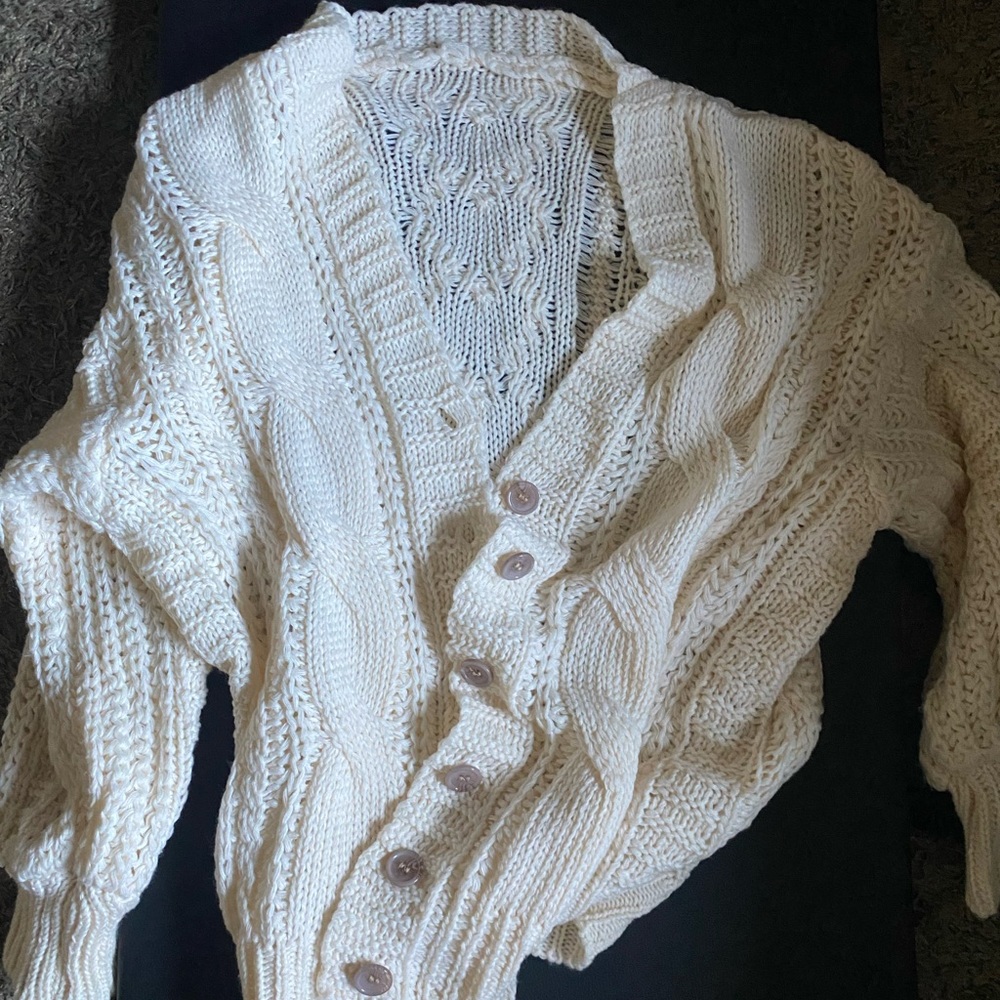 White sweater